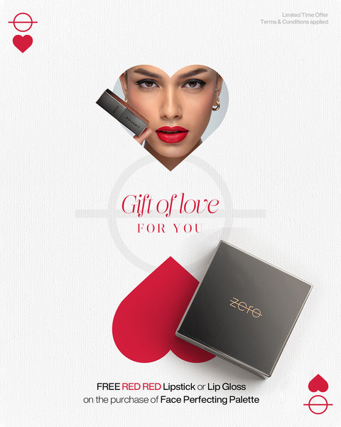 FREE Red Red Lipstick or Lip Gloss with Face Perfecting Palette